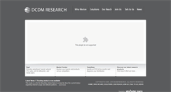 Desktop Screenshot of dcdmresearch.com