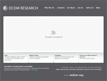 Tablet Screenshot of dcdmresearch.com